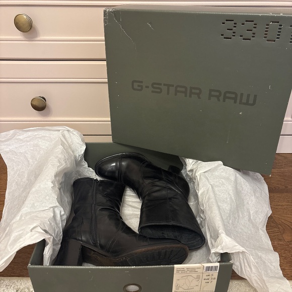 G Star Raw military leather boot size 38 - Picture 7 of 7
